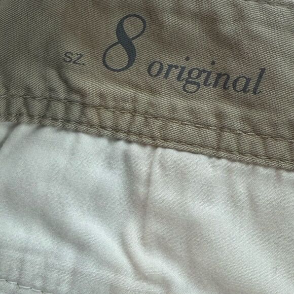 LOFT Ann Taylor Women's Khaki Cotton Shorts‎ Size 8 Casual - Picture 7 of 8